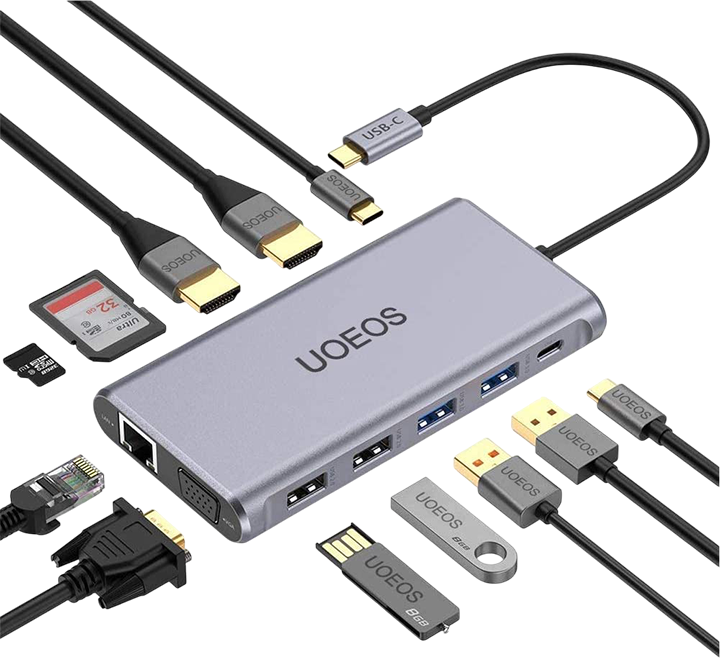 Product's image of Station d’Accueil USB-C uoeos 10in1
